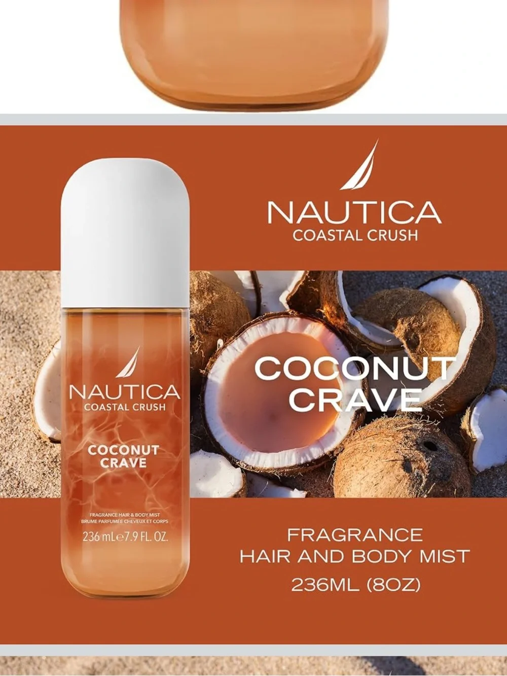 Nautica Coastal Crush Coconut Crave Body Mist